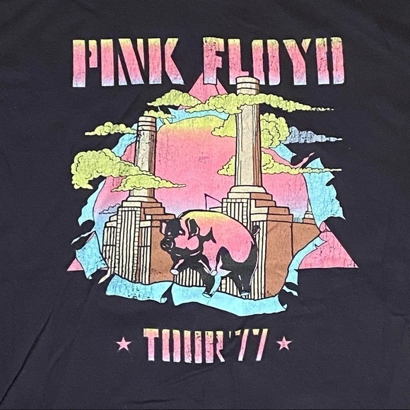 NEW Goodie Two Sleeves Pink Floyd Tour ‘77 in Black - Picture 3 of 4
